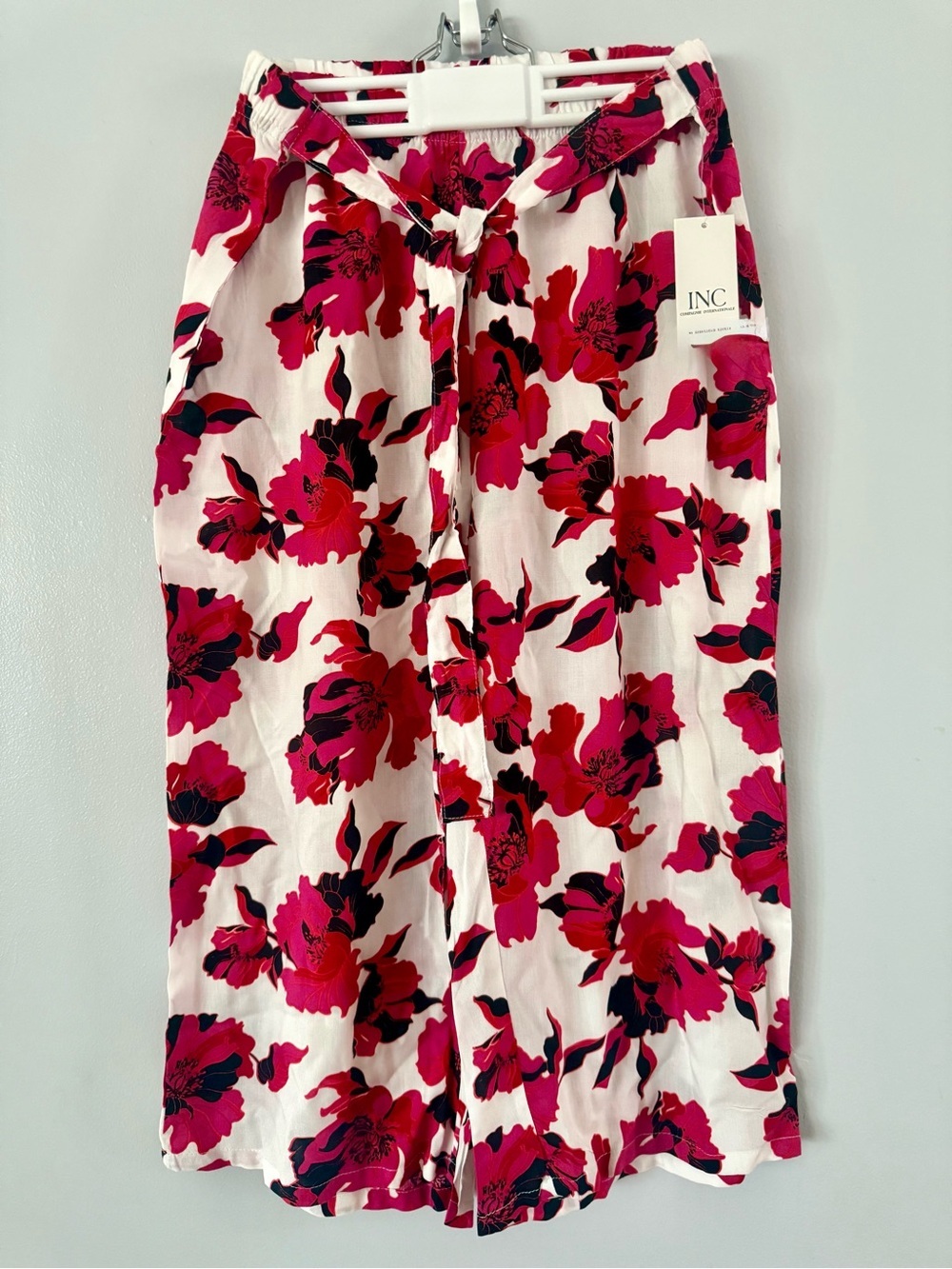 NWT INC International Concepts Wide Leg Floral Palazzo Pants